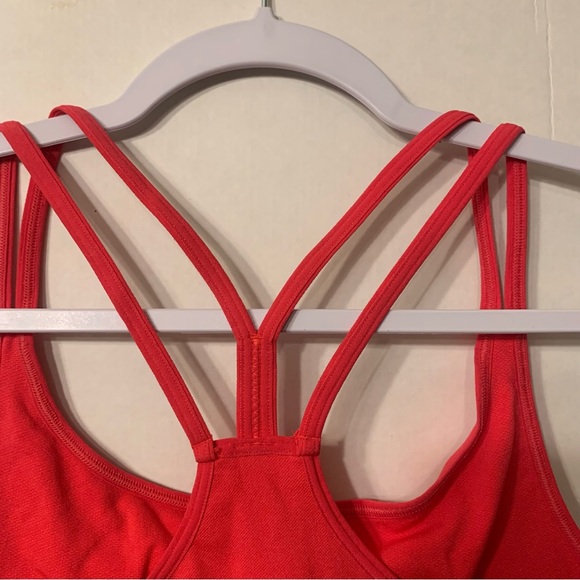 Zella Red Hibiscus Strappy Sports Bra Womens Size XL Seamless - Picture 7 of 14